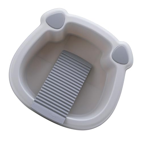 MAGICLULU Kompaktes Dickwandiges mit Integrierter Waschbrett funktion Vielseitig Einsetzbar als Küchenspüle Camping waschbecken und Gesichtswasserbecken für Haushalt Outdoor und MAGICLULU Kompaktes Dickwandiges mit Integrierter Waschbrett funktion Vielseitig Einsetzbar als Küchenspüle Camping waschbecken und Gesichtswasserbecken für Haushalt Outdoor und von MAGICLULU