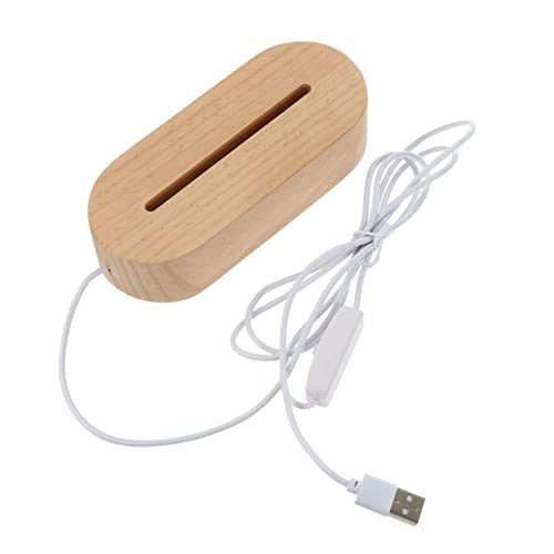 MAGICLULU Kreativer Nachtlicht Holzsockel mit LED für Kristallkugel Leuchtbasis für Schmuck und Glaskunstwerke Langlebig und Elegant Anwendung MAGICLULU Kreativer Nachtlicht Holzsockel mit LED für Kristallkugel Leuchtbasis für Schmuck und Glaskunstwerke Langlebig und Elegant Anwendung von MAGICLULU