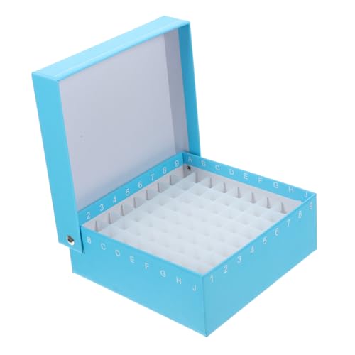 MAGICLULU Kryogenes Mikro zentrifugenröhrchen Aufbewahrungsbox Fächer Papier Material Langlebig Stabil für Laborproben und Experimente MAGICLULU Kryogenes Mikro zentrifugenröhrchen Aufbewahrungsbox Fächer Papier Material Langlebig Stabil für Laborproben und Experimente von MAGICLULU