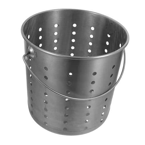 MAGICLULU Küchensieb Vielseitiger Dampfgarer Frittierkorb Robustes Design für Gemüse Meeresfrüchte Truthahn Pflegeleichtes Küchenutensil für Effektives Abtropfen Kochen MAGICLULU Küchensieb Vielseitiger Dampfgarer Frittierkorb Robustes Design für Gemüse Meeresfrüchte Truthahn Pflegeleichtes Küchenutensil für Effektives Abtropfen Kochen von MAGICLULU
