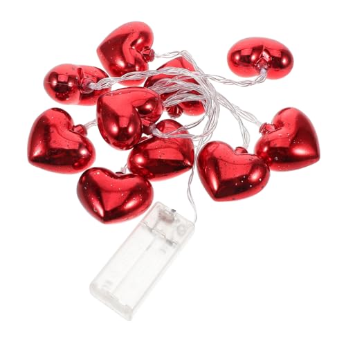 MAGICLULU LED Herz Lichterkette mit Roten LED Leuchten Flexible Valentinstag Dekoration für Fenster Party Romantische Beleuchtung Energiesparend und Sicher für Innen und Außenbereich MAGICLULU LED Herz Lichterkette mit Roten LED Leuchten Flexible Valentinstag Dekoration für Fenster Party Romantische Beleuchtung Energiesparend und Sicher für Innen und Außenbereich von MAGICLULU