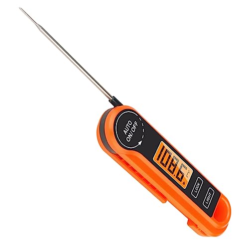 MAGICLULU Bbq Thermometer Digitales Küchenthermometer Mit Großem Display Sofort Ablesbar Für Grill Und Bbq Edelstahl Für Präzise Messungen von MAGICLULU