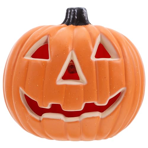 MAGICLULU Leuchtende Kürbisse, Halloween-Dekorationen für drinnen und draußen, Jack-O-Laternen-Dekor, gruselige leuchtende Kürbislampe aus Kunststoff für Spukhaus-Partys im Freien MAGICLULU Leuchtende Kürbisse, Halloween-Dekorationen für drinnen und draußen, Jack-O-Laternen-Dekor, gruselige leuchtende Kürbislampe aus Kunststoff für Spukhaus-Partys im Freien von MAGICLULU