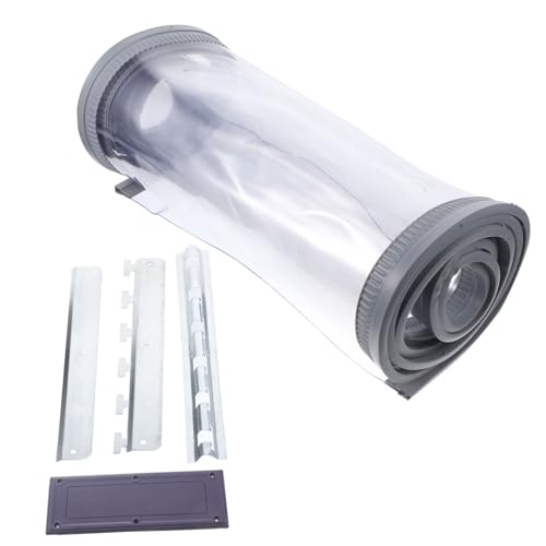MAGICLULU Magnetischer PVC Türvorhang Breit Selbsthaftend mit Gewichtungsstreifen Winddicht Kälteschützend Flexibel für Winter und Innenbereiche von MAGICLULU