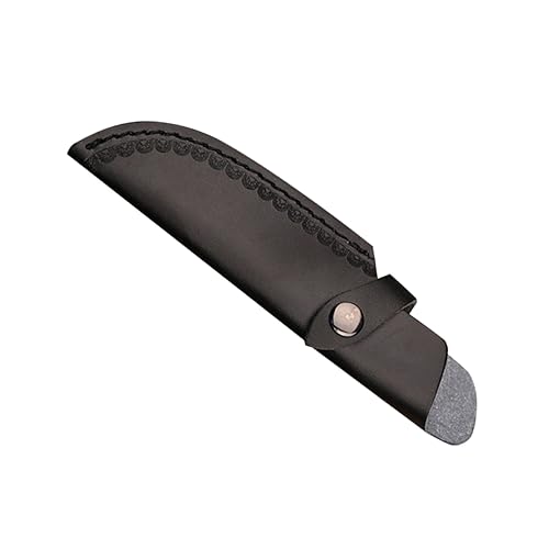 MAGICLULU Messerscheiden Leder Messeretui Aus Leder Scheide Für Messer Nähen Von Scherenhüllen Küchenscheide Messerholster Aus Leder Küchenmesser Abdeckung Ziehen Lederscheide Lederetui Obst von MAGICLULU