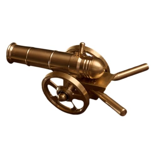 MAGICLULU Messingkanone Dekofigur Vintage Messingmodell Traditionelles Design Dekorative Statue Für Wohnzimmer Und Büro Messinghandwerk MAGICLULU Messingkanone Dekofigur Vintage Messingmodell Traditionelles Design Dekorative Statue Für Wohnzimmer Und Büro Messinghandwerk von MAGICLULU