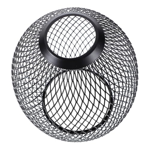 MAGICLULU Metall Lampenschirm Hollow out Design Trommel Form Robuster Lampenschirm für Hängeleuchte Wohnzimmer Esszimmer Dekoratives Lampenzubehör von MAGICLULU