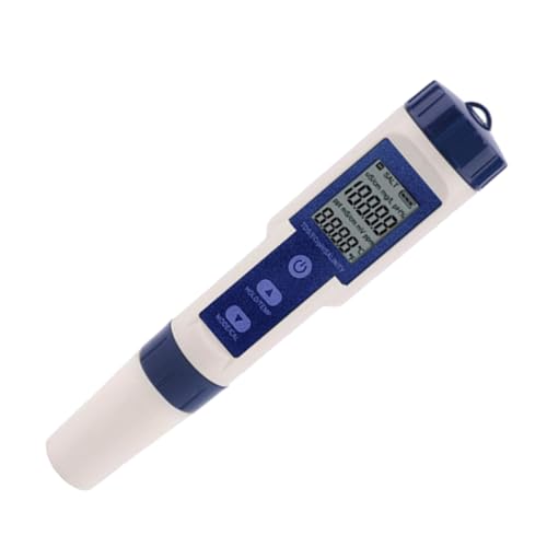 MAGICLULU Meter Wassertest Kit Tester Aquarium Thermometer Trinkwassertest Pool Digitales Salinometer Wassertemperatur Thermometer Kunststoff von MAGICLULU