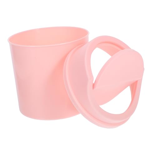 MAGICLULU Mini Mülleimer mit Rotationsdeckel Kompakter Abfalleimer für Schreibtisch Badezimmer und Kleiner Mülleimer Vielseitiger Tischabfallbehälter von MAGICLULU