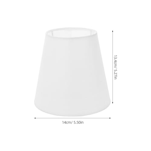 MAGICLULU Moderner Lampenschirm aus Stoff: E14-Tischlampe in Form einer weißen Stofflampe – kleiner Lampenschirm für das Schlafzimmer, Ersatz für Schreibtischlampen, Wohnzimmerdekor MAGICLULU Moderner Lampenschirm aus Stoff: E14-Tischlampe in Form einer weißen Stofflampe – kleiner Lampenschirm für das Schlafzimmer, Ersatz für Schreibtischlampen, Wohnzimmerdekor von MAGICLULU