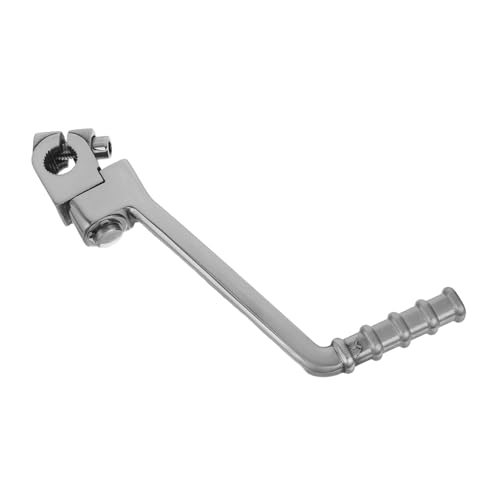 MAGICLULU Motorrad Starthebel Motorrad Schaltfußhebel Kickstarterpedal Atv Startpedale Edelstahl Silber MAGICLULU Motorrad Starthebel Motorrad Schaltfußhebel Kickstarterpedal Atv Startpedale Edelstahl Silber von MAGICLULU