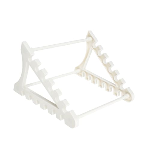 MAGICLULU Multifunktionaler Reagenzglashalter Trapezförmiges Design Stabiler Testrohrständer für Pipetten und Thermometer Vielseitiger Laborhalter Langlebig und Praktisch von MAGICLULU