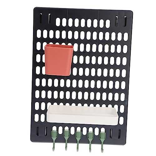 MAGICLULU Multifunktionales Pegboard Wandregal DIY Aufbewahrung für Bad Küche Schlafzimmer ohne Bohren Inkl Großer Blauer Platte Weißem Rechteckbox Rosa Quadratbox und Grünen Haken MAGICLULU Multifunktionales Pegboard Wandregal DIY Aufbewahrung für Bad Küche Schlafzimmer ohne Bohren Inkl Großer Blauer Platte Weißem Rechteckbox Rosa Quadratbox und Grünen Haken von MAGICLULU