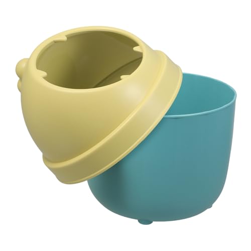 MAGICLULU Niedriger Mini Desktop Mülleimer Halbabdeckung Platzsparend für Büro Schlafzimmer Küche Kleiner Süßer Papierkorb mit Geruchsverschluss Praktischer Tischabfalleimer für MAGICLULU Niedriger Mini Desktop Mülleimer Halbabdeckung Platzsparend für Büro Schlafzimmer Küche Kleiner Süßer Papierkorb mit Geruchsverschluss Praktischer Tischabfalleimer für von MAGICLULU