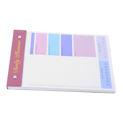 MAGICLULU Notizbuch Nachrichtenpolster Tagesplaner Notizblock Notizblock Zu Tun Täglicher Planungsrestrang Täglicher Planungsblock Notizbücher Für Die Arbeit Planungsunterlagen Papier von MAGICLULU