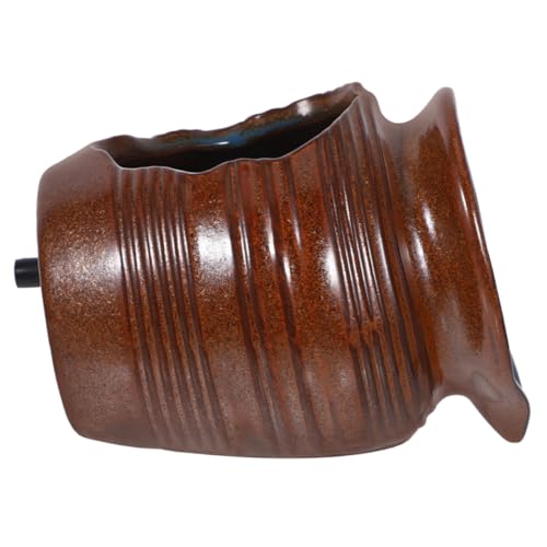 MAGICLULU Ökologischer Tontopf gartenbrunnen innenbrunnen Fluchtdekoration Hofdekoration Gartenaccessoire Wasserfallbrunnen drinnen Brunnenornamente Teichbrunnen Zimmerbrunnen Keramik von MAGICLULU