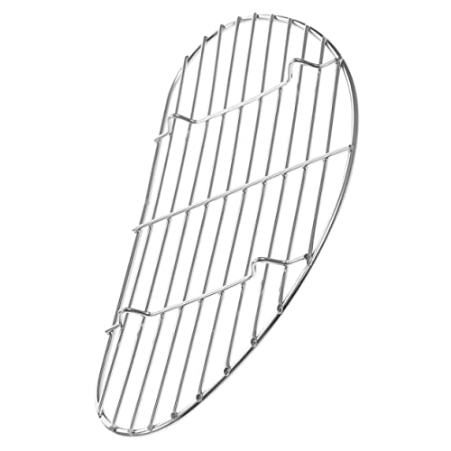 MAGICLULU Ölfilter Rack Hitzebeständiger Dampfgarer Einsatz für Haushalt Kompakte Abtropffläche für Gemüse Eier und von MAGICLULU