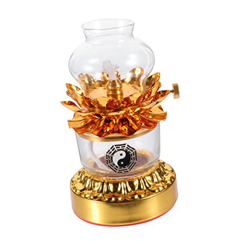 MAGICLULU Öllampe Butterlampe Für Paraffin Flüssig Miniatur Schmelzen Rustikal Petroleumlampe Anbeten Kleine Öllampe Buddha-öl Licht Segenslampenschmuck Tempel-lampen- Kerosinlampe Glas MAGICLULU Öllampe Butterlampe Für Paraffin Flüssig Miniatur Schmelzen Rustikal Petroleumlampe Anbeten Kleine Öllampe Buddha-öl Licht Segenslampenschmuck Tempel-lampen- Kerosinlampe Glas von MAGICLULU