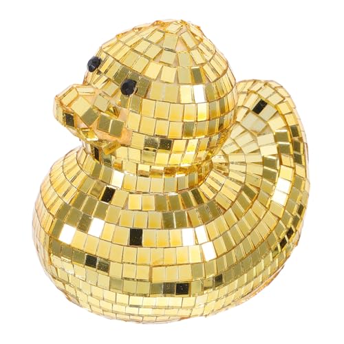 MAGICLULU Ornamente dekoratives Tier Entendekor Heimtextilien Handwerk Disco-Party gefallen Enten-Disco-Ornament Desktop-Dekoration Handwerk heimische Tierfigur Entenschmuck Glas Golden MAGICLULU Ornamente dekoratives Tier Entendekor Heimtextilien Handwerk Disco-Party gefallen Enten-Disco-Ornament Desktop-Dekoration Handwerk heimische Tierfigur Entenschmuck Glas Golden von MAGICLULU