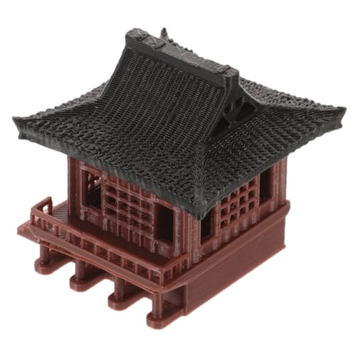 MAGICLULU Pavillondekorationen Bonsai Dekoration Miniaturen Aquarium Pagode Dekoration Mini-Pavillonstatuen Miniatur-chinesische Gartenaccessoires Mini-Pavillon-Ornament Plastik Brown MAGICLULU Pavillondekorationen Bonsai Dekoration Miniaturen Aquarium Pagode Dekoration Mini-Pavillonstatuen Miniatur-chinesische Gartenaccessoires Mini-Pavillon-Ornament Plastik Brown von MAGICLULU