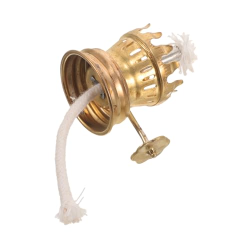 MAGICLULU Petroleumlampensockel lichterspitze Lampe Kopf Lampe Ersatzbrenner Vintage Petroleumlampe drinnen Fassungen für Petroleumlampen Dochtbasis für Öllampen Regler für Öllampe Metall von MAGICLULU