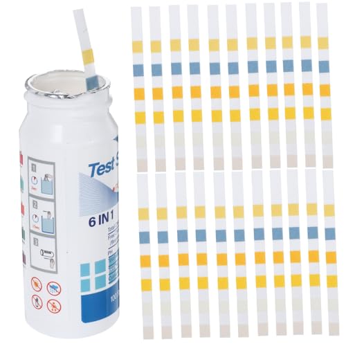 MAGICLULU Pool Teststreifen Ph Chlor Alkalinität Härte Wasserqualitätstester für Pool Spa Bad Präzise Messung Tragbar Geeignet für Schwimmbadwasserprüfung von MAGICLULU