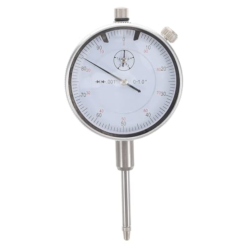 MAGICLULU Präzisions Messuhr Hochgenauigkeit Dial Indicator für Drucker und Holzverarbeitung Robustes Langlebiges Messinstrument mit Präziser Nadel und Einfacher Installation von MAGICLULU