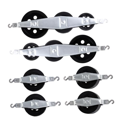 MAGICLULU Praktisches Physik Experiment Flaschenzug Langlebiger Mechanischer Demonstrations flaschenzug Leichtes Tragbares Lernwerkzeug für Schüler und Unterricht von MAGICLULU