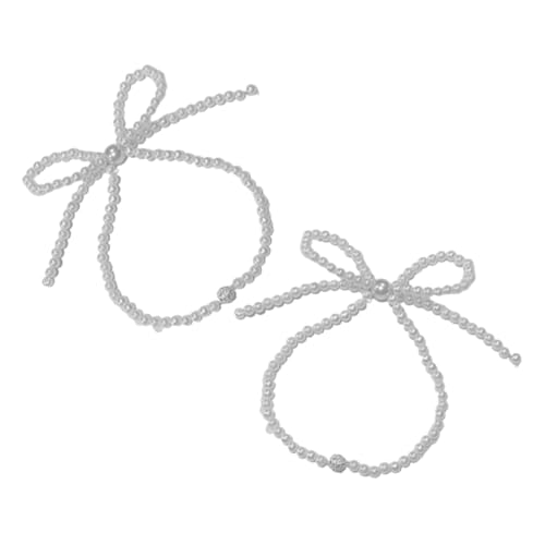 MAGICLULU Raffhalter Für Vorhänge Perlenvorhangverschlüsse Vorhangschnallenhalter Dekoratives Perlenseil Magnetische Vorhangschnalle Magnetische Vorhangdekorationen Weiße Abs Perlen von MAGICLULU