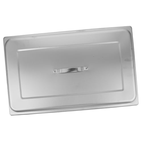 MAGICLULU Rechteckiger Buffet Dampfpfannendeckel mit Griff Hygienisch Langlebig für Catering Bäckerei und Restaurant Einfache zur Frischhaltung von Gebäck und Desserts MAGICLULU Rechteckiger Buffet Dampfpfannendeckel mit Griff Hygienisch Langlebig für Catering Bäckerei und Restaurant Einfache zur Frischhaltung von Gebäck und Desserts von MAGICLULU