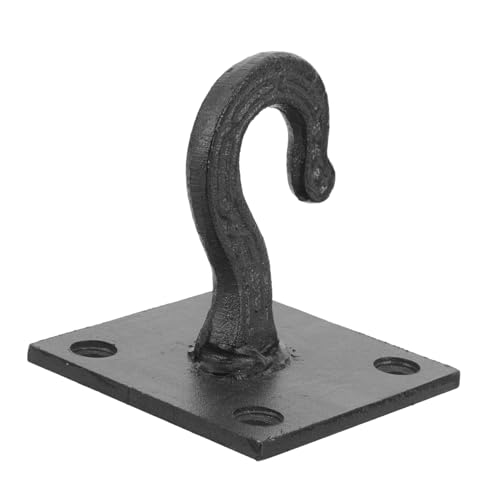 MAGICLULU Retro Deckenhaken aus Gusseisen Robuster Metall Hängehaken für Garderobe und Blumenampel Vielseitiger Wand und Deckenhalter für Zuhause Rostfrei Belastbar Dekorativ von MAGICLULU