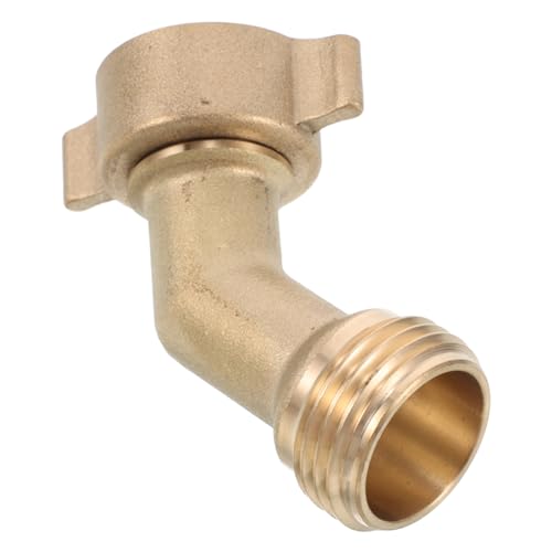 MAGICLULU Robuster Messing Winkeladapter für Wohnwagen Wasseranschluss Langlebiger Rv Schlauchverbinder mit Auslaufsicherer Verbindung und Flexibler Winkelanpassung für Camping und Garten MAGICLULU Robuster Messing Winkeladapter für Wohnwagen Wasseranschluss Langlebiger Rv Schlauchverbinder mit Auslaufsicherer Verbindung und Flexibler Winkelanpassung für Camping und Garten von MAGICLULU