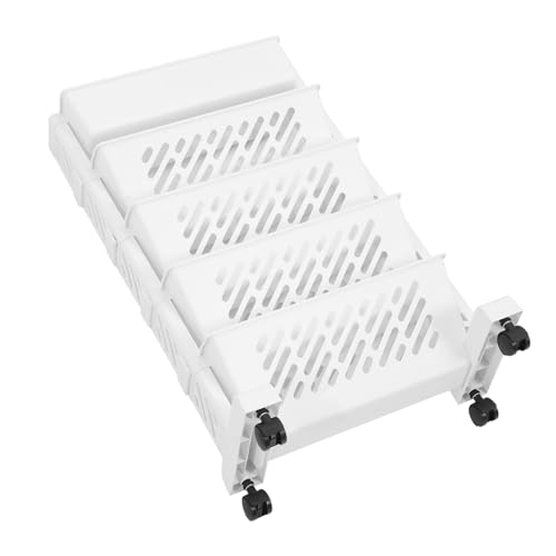 MAGICLULU Rollbarer Bücherregal Organizer mit Mehreren Mobiler Tischregal für Bad Wohnzimmer und Schlafzimmer MAGICLULU Rollbarer Bücherregal Organizer mit Mehreren Mobiler Tischregal für Bad Wohnzimmer und Schlafzimmer von MAGICLULU
