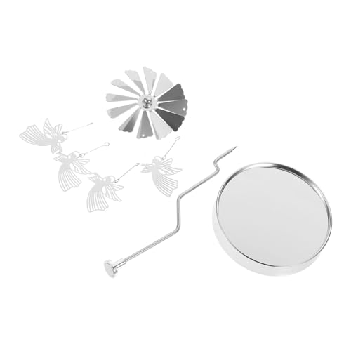 MAGICLULU Rotierender Kerzenständer Türkis Kerzenhalter Kerzenhalter Für Kerzenständer Kerzenhalter Drehende Teelichtkerzen Drehbare Rotation Teelichter Kerzen Edelstahl von MAGICLULU