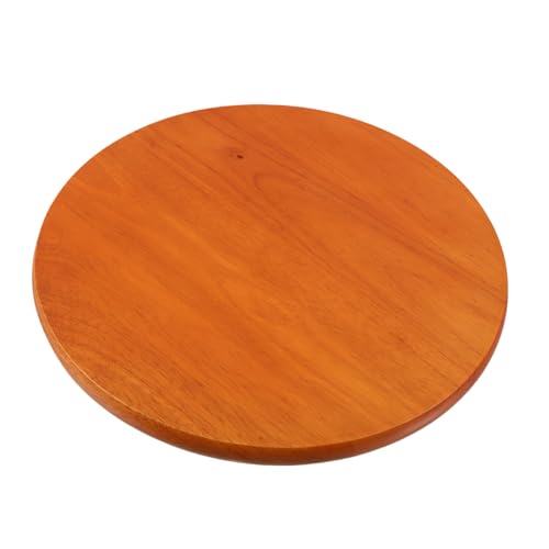MAGICLULU Runder Hocker Sitzfläche Durchmesser Massivholz Ersatzsitzplatte mit Glatter Oberfläche Stabiles Sitzpolster für Barhocker Esszimmerstuhl Büro Vielseitiger Stuhlpolster-austausch von MAGICLULU
