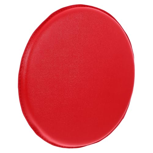 MAGICLULU Runder Hockersitz Aus PU Mit Eisenverstärkung Langlebiger Ersatz Für Runde Hockerplatte Design Für Esszimmer Und Gartenstühle von MAGICLULU