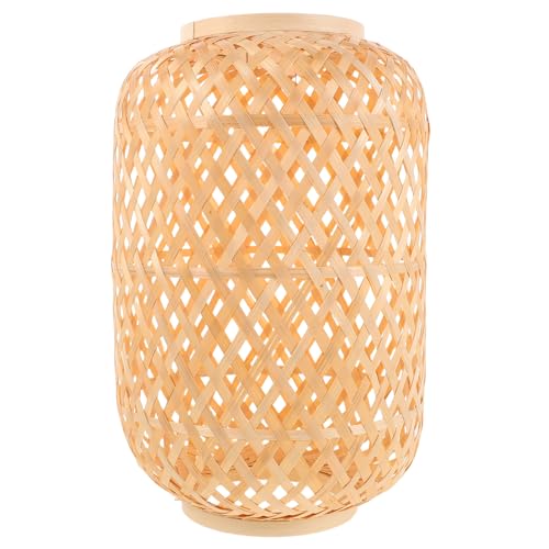 MAGICLULU Rustikaler Lampenschirm aus Bambuskorb: Hängelampenabdeckung im rustikalen Stil – Lampenabdeckung im leichten Design für gemütliche Wohnräume und Veranstaltungsorte MAGICLULU Rustikaler Lampenschirm aus Bambuskorb: Hängelampenabdeckung im rustikalen Stil – Lampenabdeckung im leichten Design für gemütliche Wohnräume und Veranstaltungsorte von MAGICLULU