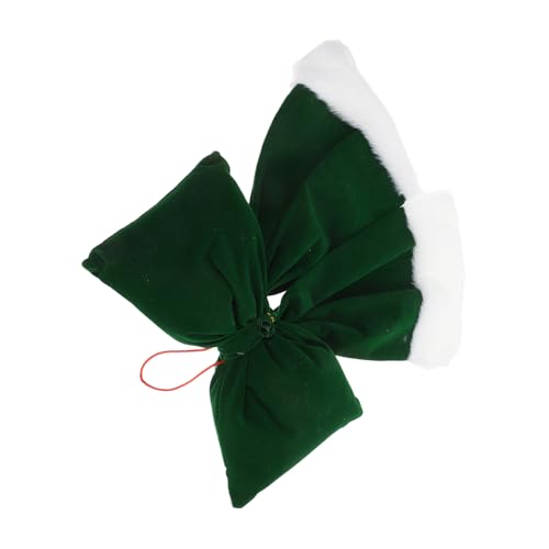 MAGICLULU Samtiger Langlebiger Schleifenanhänger für Christbaum Türkranz Festliche Dekoration Weicher DIY-bastelbogen für Fenster Laden Weihnachtsfeier MAGICLULU Samtiger Langlebiger Schleifenanhänger für Christbaum Türkranz Festliche Dekoration Weicher DIY-bastelbogen für Fenster Laden Weihnachtsfeier von MAGICLULU