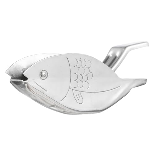 MAGICLULU Sauciere in Fischform Edelstahl 304 Zum Servieren Von Saucen und Dressings Zum von MAGICLULU