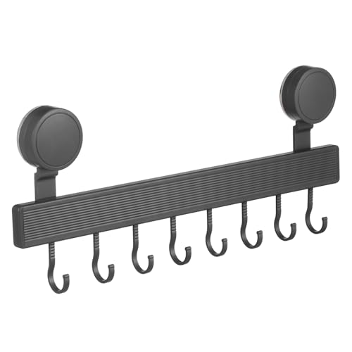MAGICLULU Saugnapf Küchenhakenleiste mit Extra Starken Saugnäpfen Wandmontierter Organizer für Küchenutensilien Robustes Aufbewahrungsrack ohne Bohren für Pfannen Löffel und Handtücher MAGICLULU Saugnapf Küchenhakenleiste mit Extra Starken Saugnäpfen Wandmontierter Organizer für Küchenutensilien Robustes Aufbewahrungsrack ohne Bohren für Pfannen Löffel und Handtücher von MAGICLULU