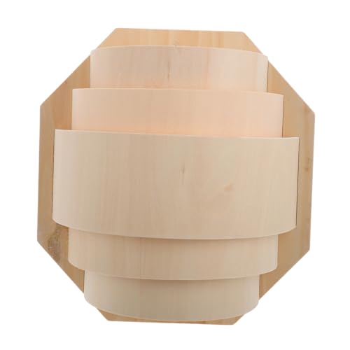 MAGICLULU Sauna-zubehör-set Dampfbad-lampenschirm Holz-lampenabdeckung Wärme-sauna-licht Dekorativer Raumschutz Einfach Zu Installieren von MAGICLULU