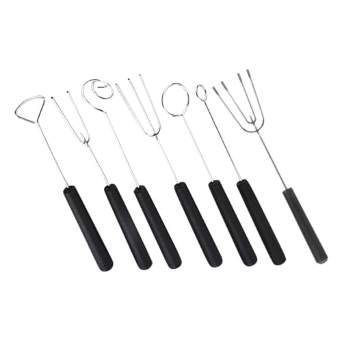 MAGICLULU Schokoladen-dip-set Edelstahl Fonduegabeln und Dekorationslöffel Ergonomisch für Pralinen Candy Fondue Party Desserts und Geschenkverpackung MAGICLULU Schokoladen-dip-set Edelstahl Fonduegabeln und Dekorationslöffel Ergonomisch für Pralinen Candy Fondue Party Desserts und Geschenkverpackung von MAGICLULU