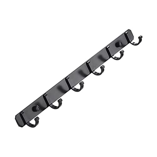 MAGICLULU Space Aluminium 6-haken Kleiderbügel Wandbehang Haken Schraubhaken Türhaken für Schrank Organizer von MAGICLULU