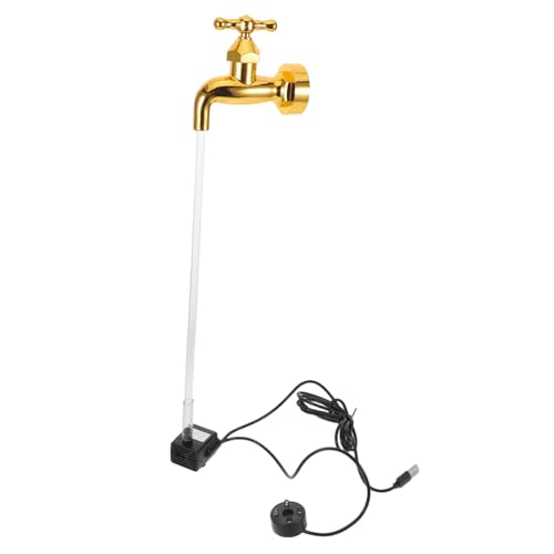 MAGICLULU Schwebender Wasserhahn Wasserspiel Unsichtbarer Fließender Auslauf Dekoratives Tischbrunnen-accessoire für Garten Terrasse Beruhigender Wasserfluss DIY Gartendekoration ohne Lampe MAGICLULU Schwebender Wasserhahn Wasserspiel Unsichtbarer Fließender Auslauf Dekoratives Tischbrunnen-accessoire für Garten Terrasse Beruhigender Wasserfluss DIY Gartendekoration ohne Lampe von MAGICLULU
