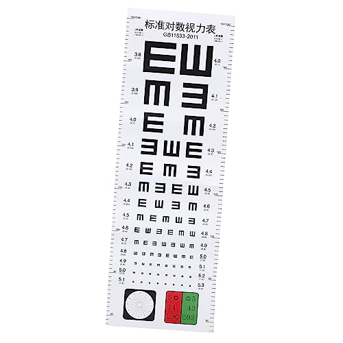 MAGICLULU Sehtafel Wandtafel Testtafel Für Augenuntersuchung Sehtesttafel Standard Sehtesttafel Beim Testen Messen Für Die Sehtesttafel Optometrist Test Kunststoff MAGICLULU Sehtafel Wandtafel Testtafel Für Augenuntersuchung Sehtesttafel Standard Sehtesttafel Beim Testen Messen Für Die Sehtesttafel Optometrist Test Kunststoff von MAGICLULU