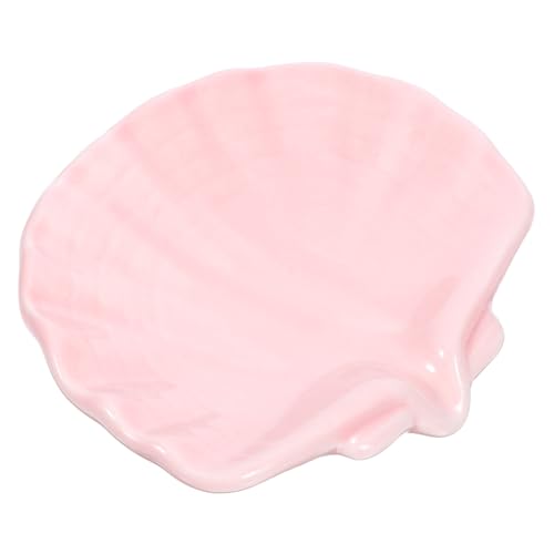 MAGICLULU Seifenhalter in Muschelform Seifenschale Aus Keramik Selbstentleerend für Badezimmerdekor von MAGICLULU