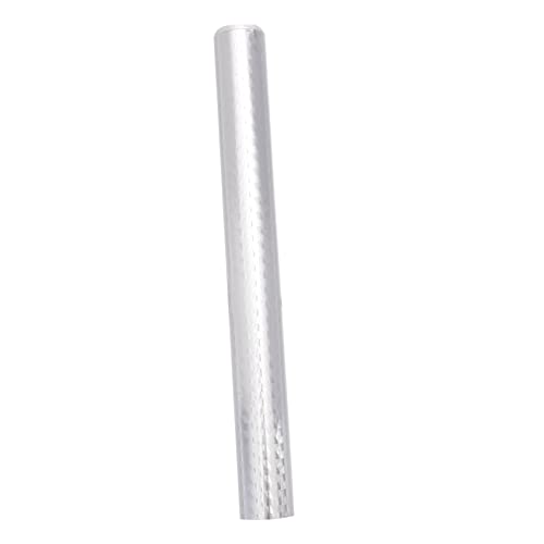 MAGICLULU Selbstklebender Aluminiumfolie Aufkleber Hitzebeständig Feuchtigkeitsresistent Öl und Fettabweisend für Küchenwände Schränke Arbeitsflächen und Haushaltsgeräte von MAGICLULU