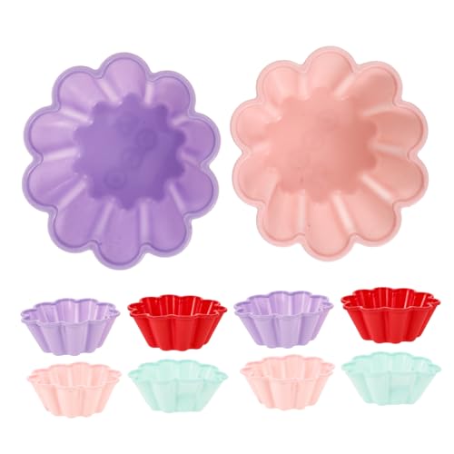 MAGICLULU Silikon-blumenformen Zum Backen 10 Stück Mini-cupcake-/muffin-förmchen Antihaftbeschichtet Wiederverwendbar Zum Backen Für Backofen Und Mikrowelle Geeignet Zufällige Farbe MAGICLULU Silikon-blumenformen Zum Backen 10 Stück Mini-cupcake-/muffin-förmchen Antihaftbeschichtet Wiederverwendbar Zum Backen Für Backofen Und Mikrowelle Geeignet Zufällige Farbe von MAGICLULU