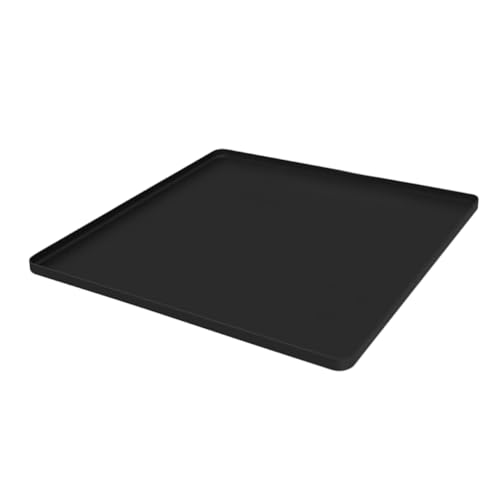 MAGICLULU Silikonmatte für Mini Kühlschrank mit Erhöhtem Rand Unterlage für Waschmaschine und Gefrierschrank Schützt vor Wasserlecks Tragbar und Vielseitig Einsetzbar von MAGICLULU