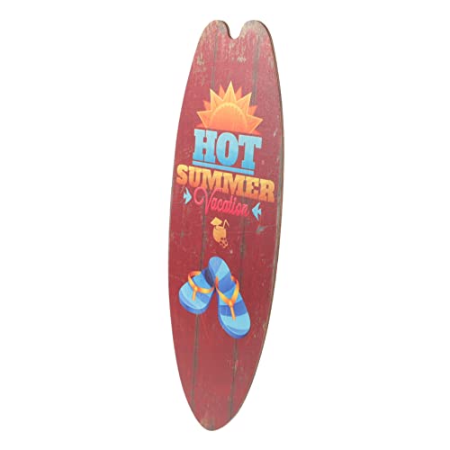 MAGICLULU Sommer Surfboard Wanddekoration Aus Holz Strandthematisches Für Bar Badezimmer Wohnräume Vintage Surfboard Wandbild Für Strandpartys Tropische Atmosphäre MAGICLULU Sommer Surfboard Wanddekoration Aus Holz Strandthematisches Für Bar Badezimmer Wohnräume Vintage Surfboard Wandbild Für Strandpartys Tropische Atmosphäre von MAGICLULU